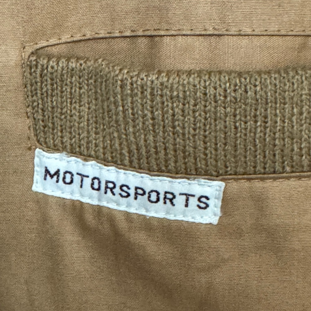 Vintage Brown Upstream Racing Division Motorsports Racer Men’s M Jacket RARE - Picture 2 of 5